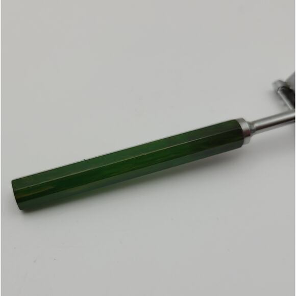 Vintage 1930s–1950s Keen Kutter Safety Razor Green Bakelite Handle Double Edge - Picture 4 of 16
